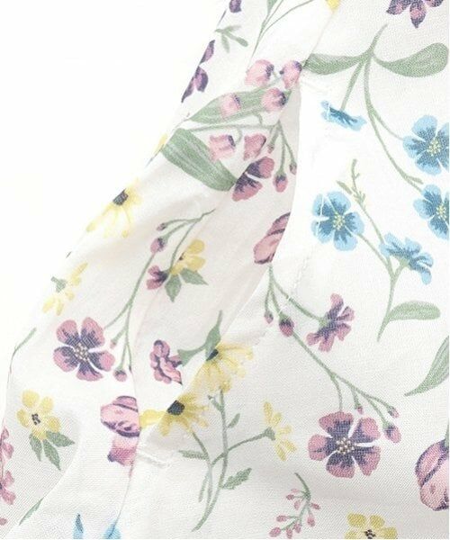 petit main / プティマイン ミニ丈・ひざ丈ワンピース | 【リンク】ラメストライプ/花柄ワンピース(キッズ) | 詳細13