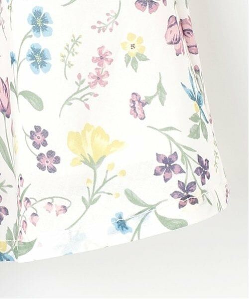 petit main / プティマイン ミニ丈・ひざ丈ワンピース | 【リンク】ラメストライプ/花柄ワンピース(キッズ) | 詳細14