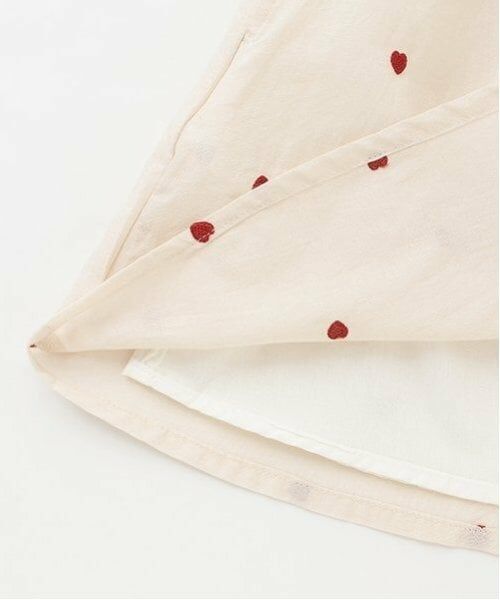 petit main / プティマイン ミニ丈・ひざ丈ワンピース | 【リンク】ハート刺しゅうワンピース(キッズ) | 詳細13