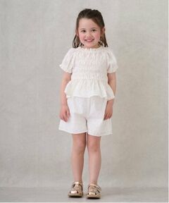 petit main / プティマイン ミニ丈・ひざ丈ワンピース | 【リンク】レースセットアップ(キッズ)