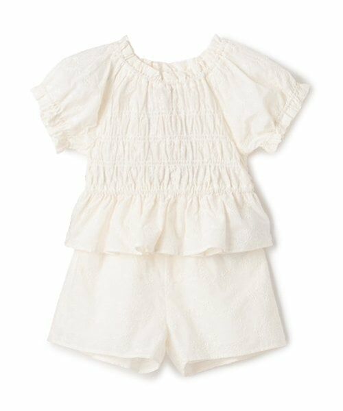 petit main / プティマイン ミニ丈・ひざ丈ワンピース | 【リンク】レースセットアップ(キッズ) | 詳細2