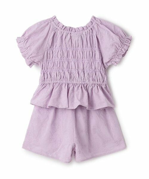 petit main / プティマイン ミニ丈・ひざ丈ワンピース | 【リンク】レースセットアップ(キッズ) | 詳細3