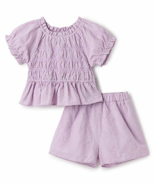 petit main / プティマイン ミニ丈・ひざ丈ワンピース | 【リンク】レースセットアップ(キッズ) | 詳細4