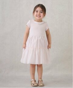 petit main / プティマイン ミニ丈・ひざ丈ワンピース | 【リンク】オーガンジーワンピース(キッズ)