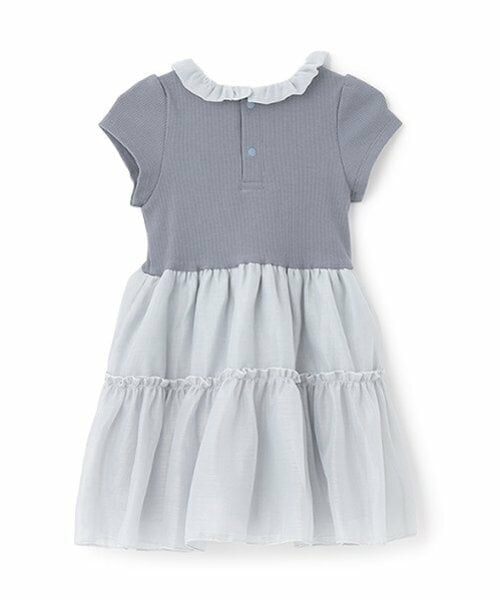 petit main / プティマイン ミニ丈・ひざ丈ワンピース | 【リンク】オーガンジーワンピース(キッズ) | 詳細3