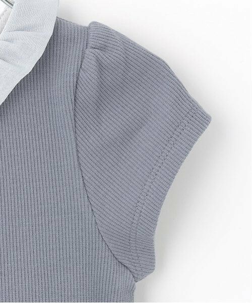 petit main / プティマイン ミニ丈・ひざ丈ワンピース | 【リンク】オーガンジーワンピース(キッズ) | 詳細5