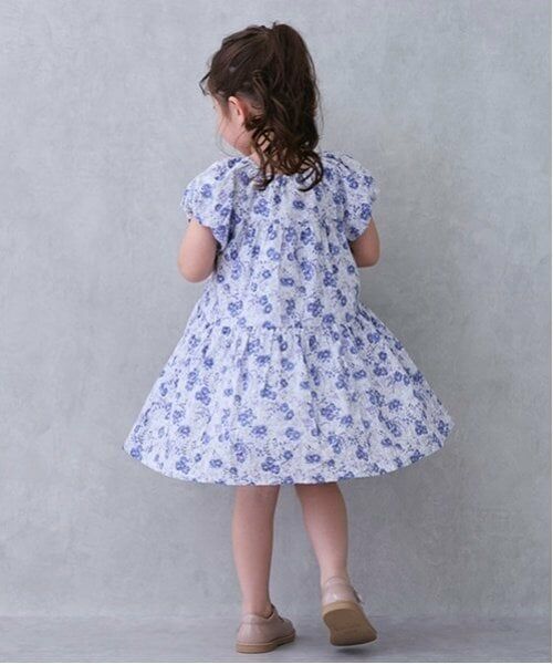 petit main / プティマイン ミニ丈・ひざ丈ワンピース | 【スマイル/速乾】袖バルーンワンピ | 詳細2