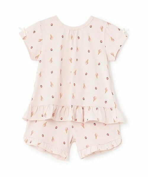 petit main / プティマイン ルームウェア | GIRLS半袖パジャマ（ライト ピンク）