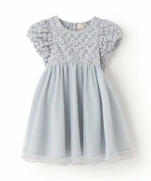 petit main / プティマイン ミニ丈・ひざ丈ワンピース | 【リンク】チュールレースワンピース(キッズ) | 詳細16
