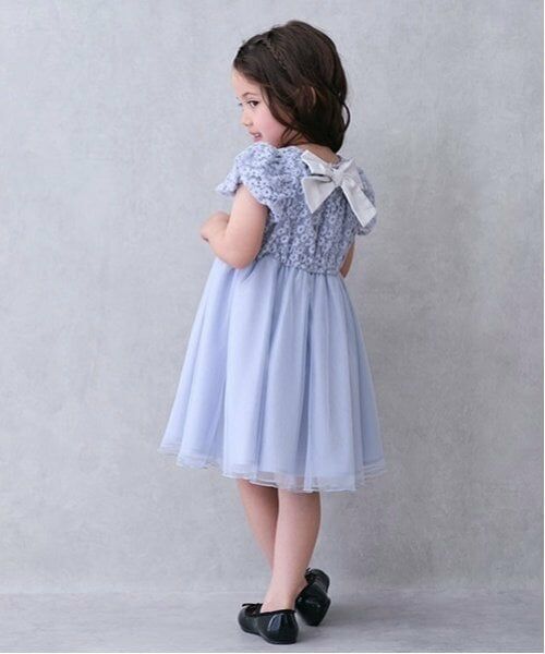 petit main / プティマイン ミニ丈・ひざ丈ワンピース | 【リンク】チュールレースワンピース(キッズ) | 詳細4