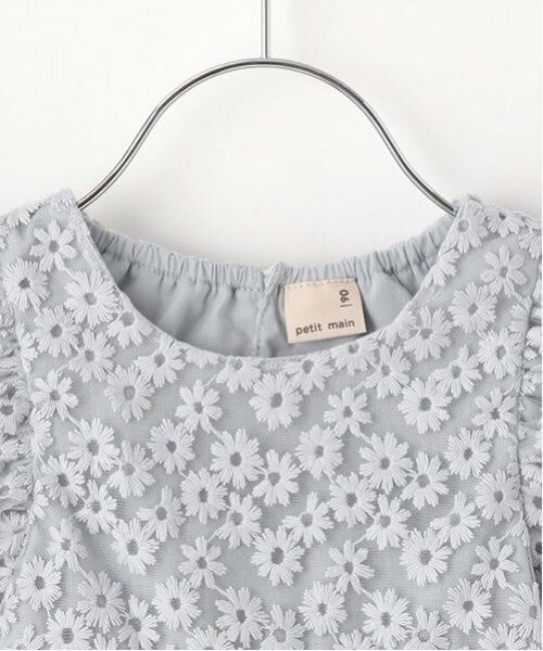 petit main / プティマイン ミニ丈・ひざ丈ワンピース | 【リンク】チュールレースワンピース(キッズ) | 詳細7