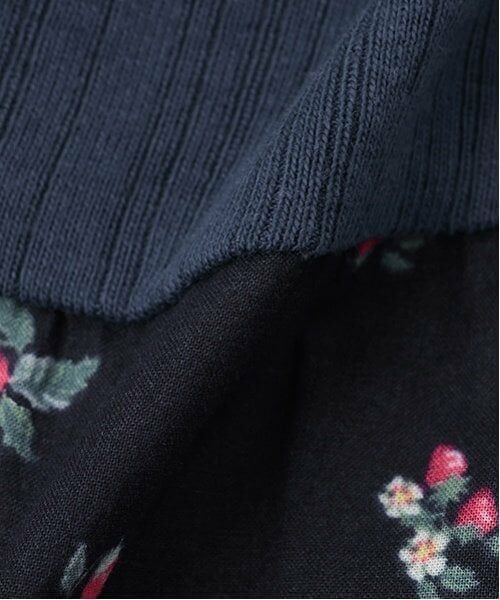 petit main / プティマイン ミニ丈・ひざ丈ワンピース | 【リンク】いちご柄ドッキングワンピース(キッズ) | 詳細8