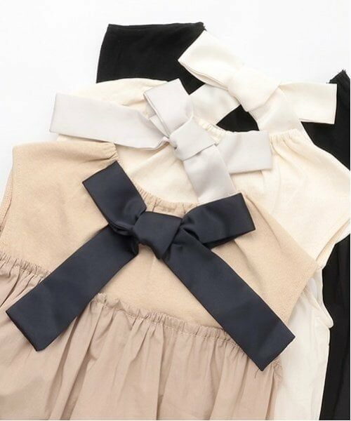 petit main / プティマイン ミニ丈・ひざ丈ワンピース | 【リンク】ドッキングバルーンワンピース(キッズ) | 詳細10