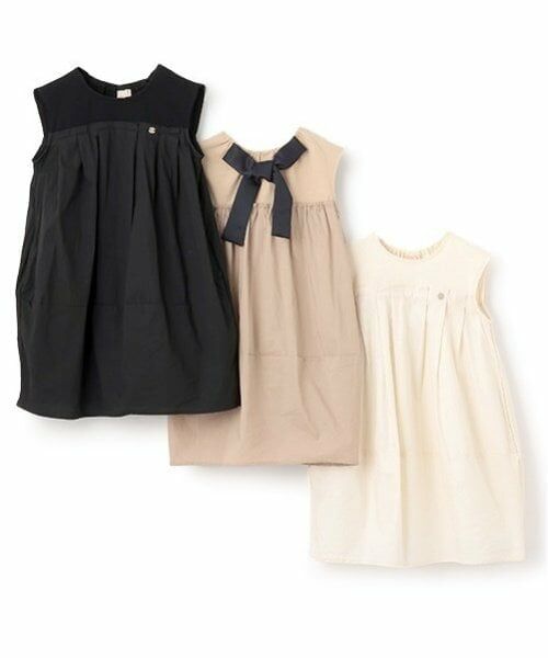 petit main / プティマイン ミニ丈・ひざ丈ワンピース | 【リンク】ドッキングバルーンワンピース(キッズ) | 詳細13