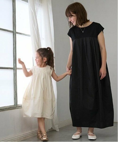 petit main / プティマイン ミニ丈・ひざ丈ワンピース | 【リンク】ドッキングバルーンワンピース(キッズ) | 詳細2