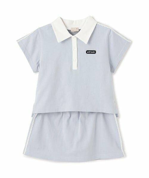 petit main / プティマイン ミニ丈・ひざ丈ワンピース | 【リンク/接触冷感】ポロセットアップ | 詳細19