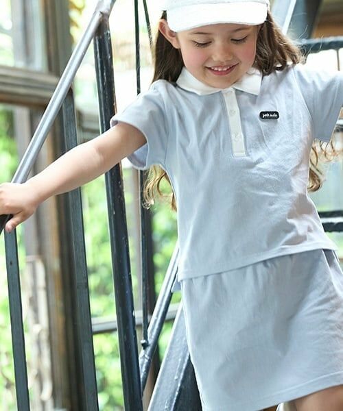 petit main / プティマイン ミニ丈・ひざ丈ワンピース | 【リンク/接触冷感】ポロセットアップ | 詳細2