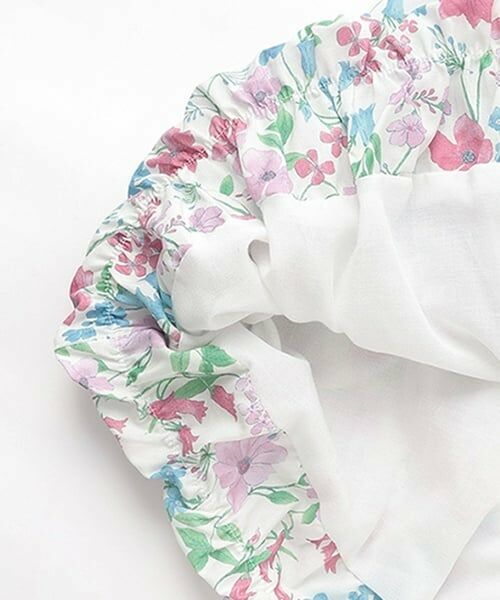 petit main / プティマイン ミニ丈・ひざ丈ワンピース | 花柄バルーンワンピース | 詳細10