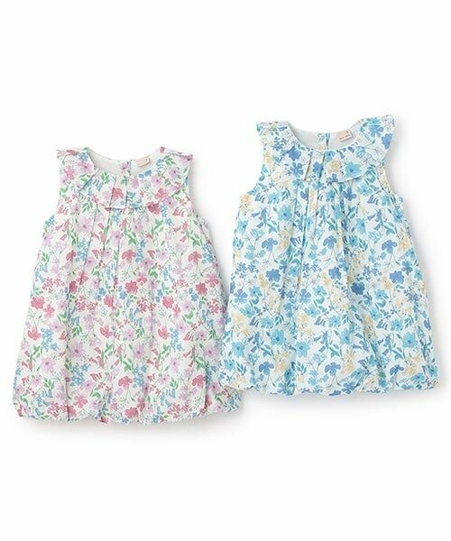 petit main / プティマイン ミニ丈・ひざ丈ワンピース | 花柄バルーンワンピース | 詳細13