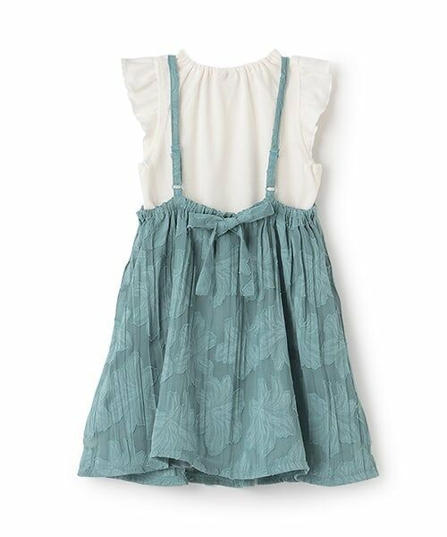 petit main / プティマイン ミニ丈・ひざ丈ワンピース | 【リンク】ジャガードキャミワンピセット | 詳細6