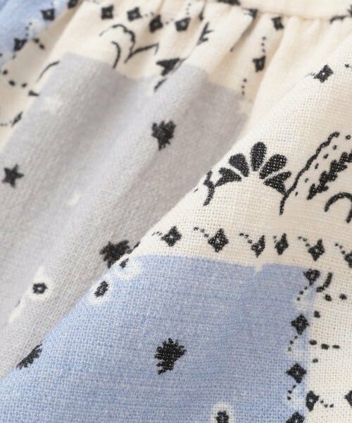 petit main / プティマイン ミニ丈・ひざ丈ワンピース | 【リンク】総柄シャーリングワンピース(キッズ) | 詳細17