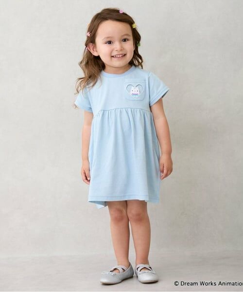 petit main / プティマイン ミニ丈・ひざ丈ワンピース | 【ギャビー】ポケットカットワンピース | 詳細3