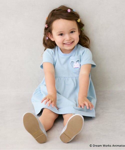 petit main / プティマイン ミニ丈・ひざ丈ワンピース | 【ギャビー】ポケットカットワンピース | 詳細4