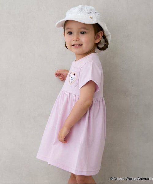 petit main / プティマイン ミニ丈・ひざ丈ワンピース | 【ギャビー】ポケットカットワンピース | 詳細6