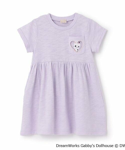 petit main / プティマイン ミニ丈・ひざ丈ワンピース | 【ギャビー】ポケットカットワンピース | 詳細9