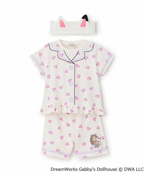 petit main / プティマイン ルームウェア | 【ギャビー】なりきりパジャマ（オフ ホワイト）