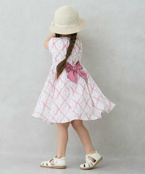petit main / プティマイン ミニ丈・ひざ丈ワンピース | 【リンク】アソートフレアワンピース(キッズ) | 詳細5