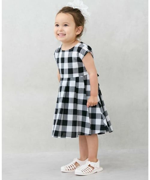 petit main / プティマイン ミニ丈・ひざ丈ワンピース | 【リンク】アソートフレアワンピース(キッズ) | 詳細7