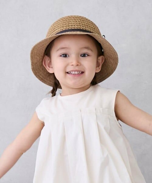 petit main / プティマイン ハット | 雑材ハット（ベージュ）