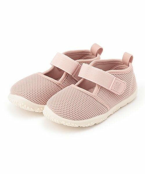 petit main / プティマイン サンダル | メッシュストラップサンダル（ライト ピンク）