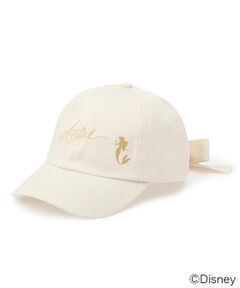 petit main / プティマイン キャップ | 【Disney】刺しゅうバックリボンキャップ