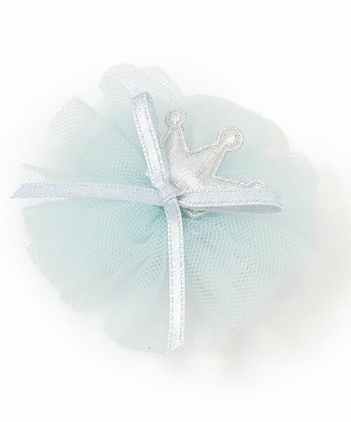 petit main / プティマイン ヘアピン | チュールヘアクリップ（ライト ブルー）