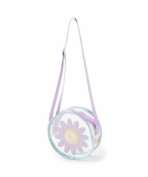 petit main / プティマイン ショルダーバッグ | キラキラモチーフポシェット（ラベンダー）