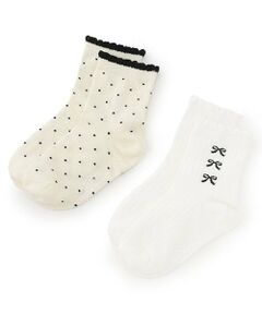 petit main / プティマイン ソックス | アソートクルーソックス2P