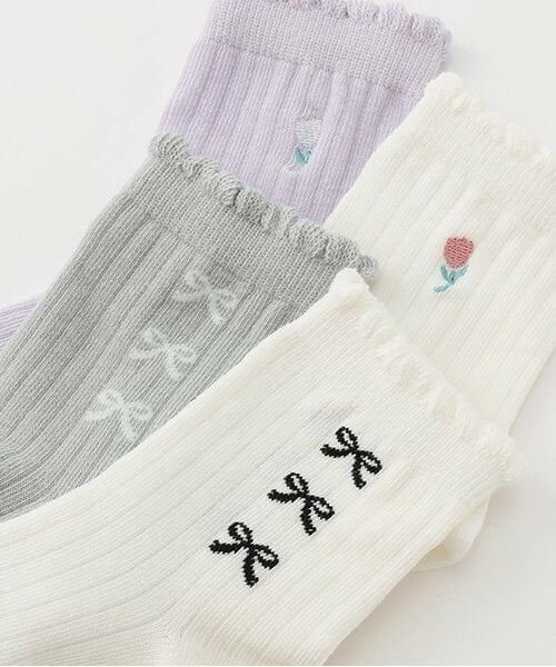 petit main / プティマイン ソックス | アソートクルーソックス2P | 詳細5