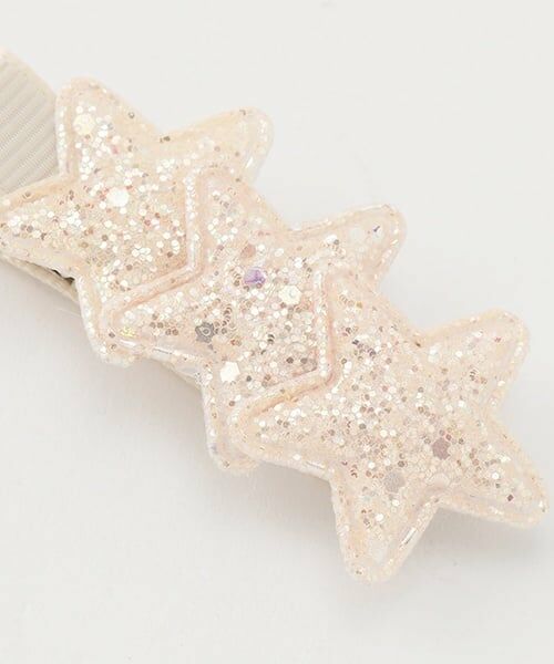 petit main / プティマイン ヘアピン | ラメ星ヘアクリップ2P | 詳細2