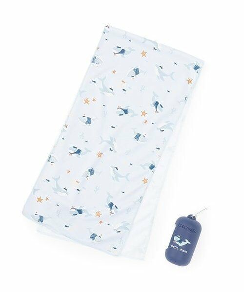 petit main / プティマイン その他 | ケースつきひんやりタオル（ライト ブルー）