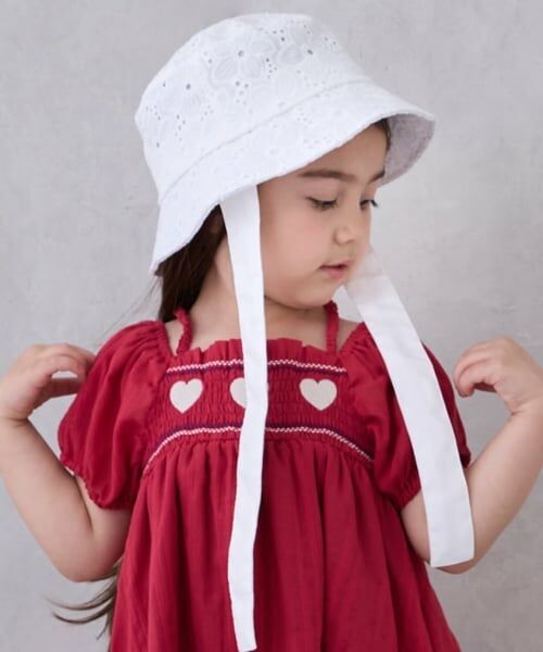 petit main / プティマイン ハット | レースバケットハット | 詳細1
