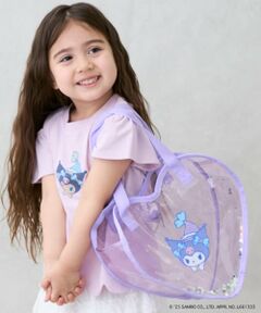 【サンリオキャラクターズ】キラキラハート型クリアバッグ