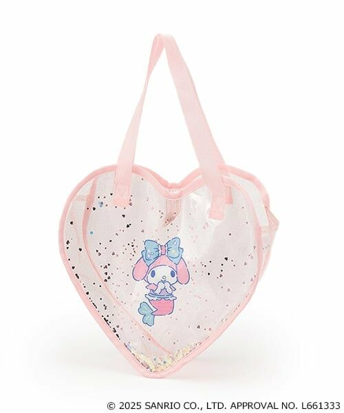 petit main / プティマイン トートバッグ | 【サンリオキャラクターズ】キラキラハート型クリアバッグ | 詳細11