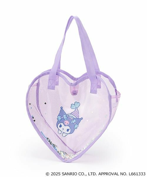 petit main / プティマイン トートバッグ | 【サンリオキャラクターズ】キラキラハート型クリアバッグ | 詳細13
