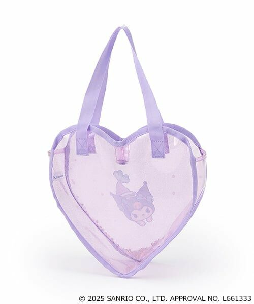 petit main / プティマイン トートバッグ | 【サンリオキャラクターズ】キラキラハート型クリアバッグ | 詳細14