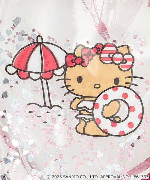 petit main / プティマイン トートバッグ | 【サンリオキャラクターズ】キラキラハート型クリアバッグ | 詳細16