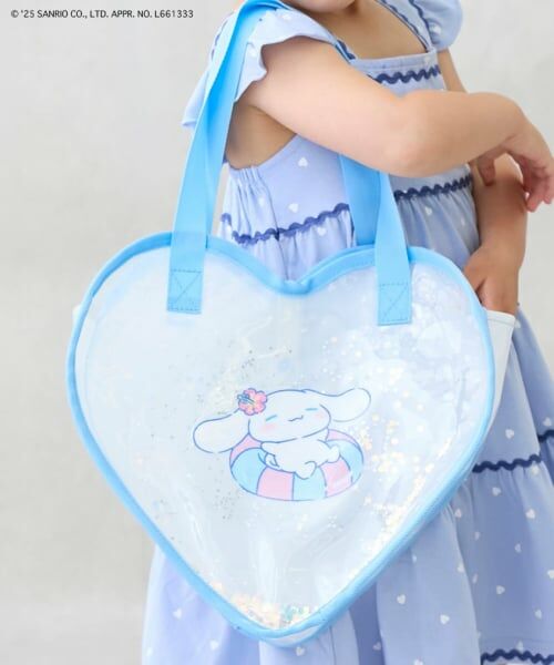 petit main / プティマイン トートバッグ | 【サンリオキャラクターズ】キラキラハート型クリアバッグ | 詳細4