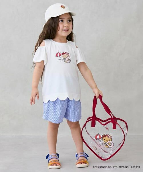 petit main / プティマイン トートバッグ | 【サンリオキャラクターズ】キラキラハート型クリアバッグ | 詳細7