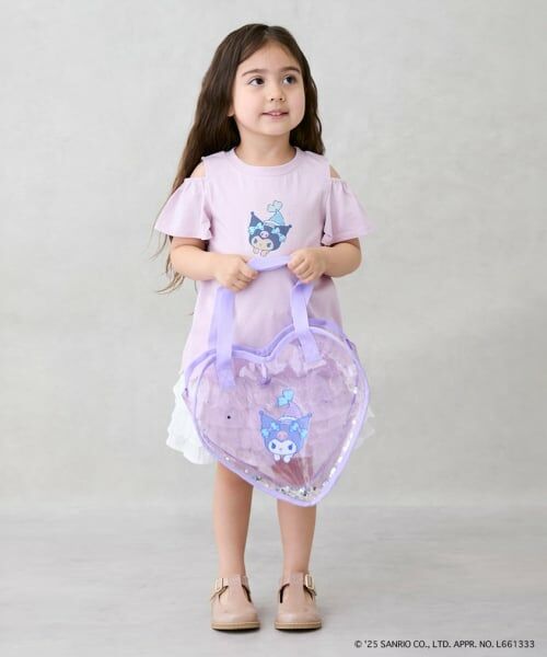 petit main / プティマイン トートバッグ | 【サンリオキャラクターズ】キラキラハート型クリアバッグ | 詳細9